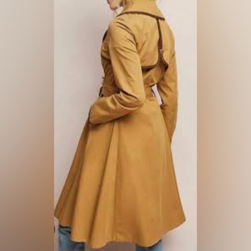 Anthropologie Marley Trench Coat, Size US 2, UK 6 - Picture 2 of 13